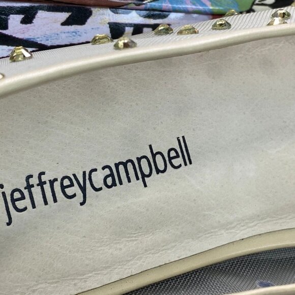 NEW JEFFREY CAMPBELL Swanlake-J Flats – Women’s Size 7 – Beige – New With Box - Picture 4 of 13